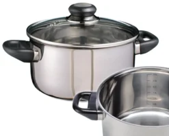 Edelstahl Fleischtopf 'Sylt' Kochtopf Koch Topf Brattopf Induktionsgeeignet 3,6L -Haushaltswaren Store b69988af181ac00ff9998c028911ab75