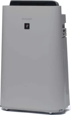 SHARP UA-HD50E-L Luftreiniger (mit Befeuchtungsfunktion, Verbesserung Der Luftqualität, Ideal Für Allergiker, Drei Stufen Filtersystem, HEPA-Filter, Räume Bis Zu 38 M²) Hellgrau [Energieklasse A] -Haushaltswaren Store b6a19121a40e836b12f140c5d54f34f3