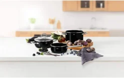 Silit Elegance Line Kochtopf Groß, 24 Cm, Glasdeckel, Bratentopf 4,4l, Topf Induktion, Silargan Funktionskeramik -Haushaltswaren Store b77b644c2a00f35aff811da9c06822a0