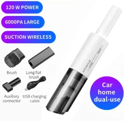 Handheld Vacuum, Car Vacuum Cleaner Cordless 6000PA High Power Small Mini Portable USB Rechargeable Hand Vacuum, For Home, Car, Narrow Spaces ,White 13 Handheld Vacuum, Car Vacuum Cleaner Cordless 6000PA High Power Small Mini Portable USB Rechargeable Hand Vacuum, For Home, Car, Narrow Spaces ,White -Haushaltswaren Store b79b86f67bad8efe245b7fd91a05b9dd