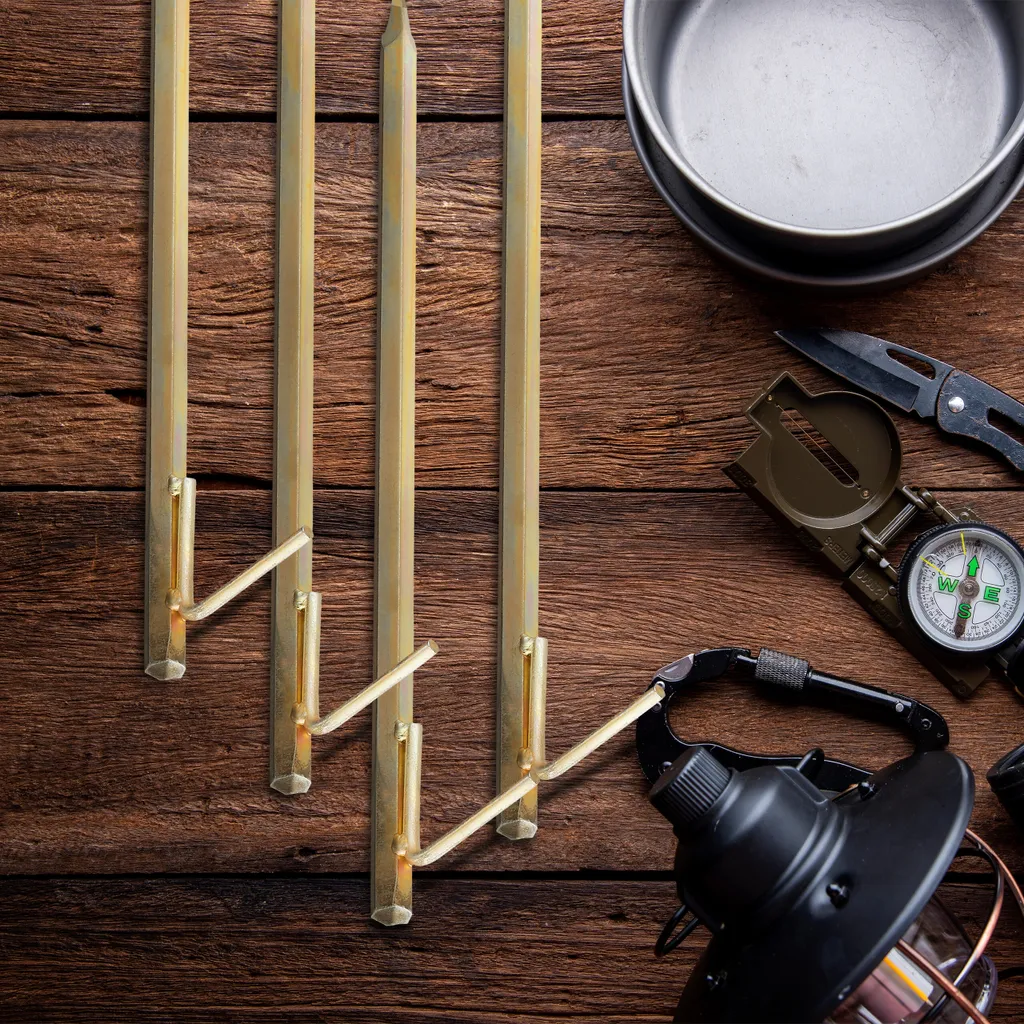 Relaxdays XXL Bodenanker 50cm 4er Set 4 Relaxdays XXL Bodenanker 50cm 4er Set – Bild 2