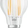 OSRAM LED BASE Classic A75, Klare Filament LED-Lampen Aus Glas Für E27 Sockel, Birnenform, Kaltweiß (4000K), 1055 Lumen, Ersatz Für Herkömmliche 75W-Glühbirnen, 3er-Box