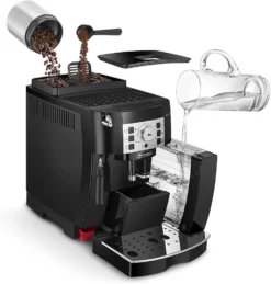 De'Longhi DeLonghi ECAM 22.110B MagnificaS Kaffeevollautomat Schwarz -Haushaltswaren Store b890febd0ae60c22993ed19b1c6f34f7