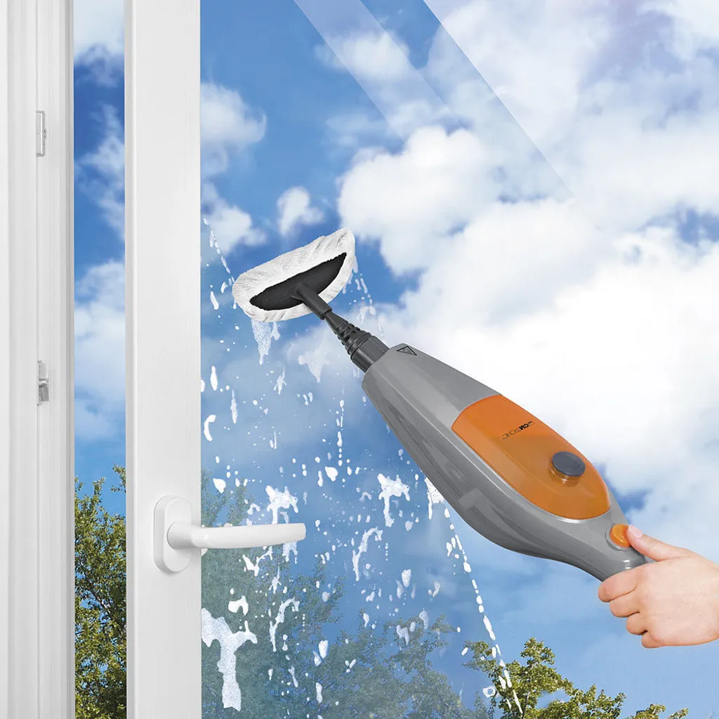 CLATRONIC Dampfmop DR 3539 Anthrazit- Orange Dampfreiniger Reiniger Dampfwischer 4 CLATRONIC Dampfmop DR 3539 Anthrazit- Orange Dampfreiniger Reiniger Dampfwischer – Bild 2