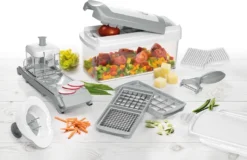 Genius Multischneider-Set - Weiß - Grau - Kunststoff