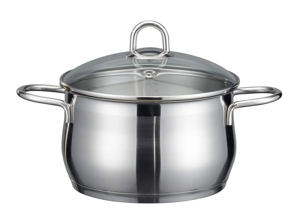 ELO Fleischtopf Mit Deckel 24cm Platin 3 ELO Fleischtopf Mit Deckel 24cm Platin