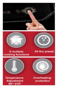 Topmatic DIP.4200.2 Doppel-Induktionskochfeld Induktion Kochplatten Herd 2000W+1400W Schwarz Reise Camping Kocher Herdplatte Kochfeld -Haushaltswaren Store ba7e23e98f0b60887c86b6a4861af64c