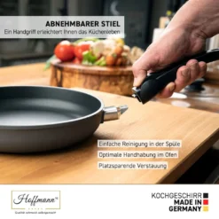 Hoffmann TC Induktionspfanne 24 Cm Antihaftbeschichtet I Innenhöhe 7 Cm Ohne Glasdeckel I Germany -Haushaltswaren Store ba8150c1dff46354e17592184bb1bc3a