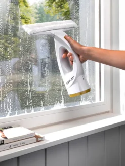 MAXXMEE 3-in-1 Akku Fensterreiniger Gold Weiß Fenstersauger Wischer -Haushaltswaren Store bb043486dd617fdfcbb8e28941fd266b