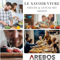 AREBOS Gaskochfeld 5 Flammen, Edelstahl, Inkl. Topfträger & Zündsicherung, Autark, Geeignet Für Erdgas Oder Propangas, Gasherd 23 AREBOS Gaskochfeld 5 Flammen, Edelstahl, Inkl. Topfträger & Zündsicherung, Autark, Geeignet Für Erdgas Oder Propangas, Gasherd -Haushaltswaren Store bb34d2bdb880bbe66435a3a81fdfd07c