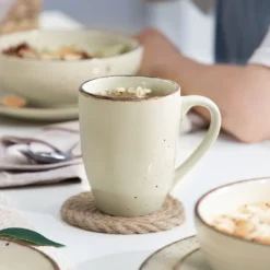 Vancasso Tafelservice Set, Navia Geschirrset Aus Steingut, 16 Teilig Kombiservice, Vintage Aussehen, Natur Design -Haushaltswaren Store bb62ba8ebd2ceca91ba77168122376b9