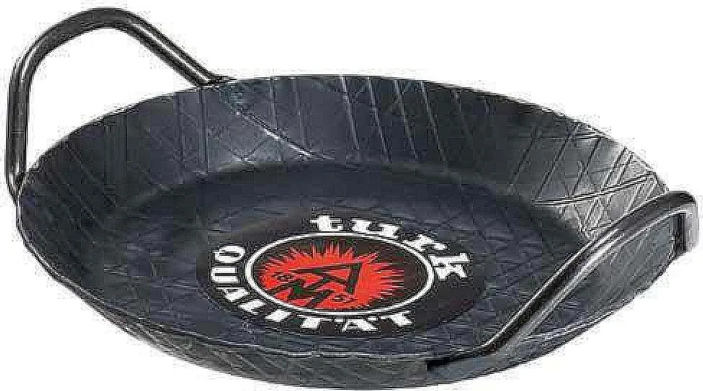 Turk 65930 Servierpfanne Aus Schmiedeeisen, 28 Cm, 2 Griffe, Grau (1 Stück) 6 Turk 65930 Servierpfanne Aus Schmiedeeisen, 28 Cm, 2 Griffe, Grau (1 Stück) – Bild 4