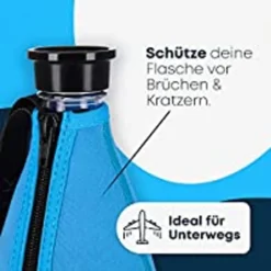 SYRINK® Schutzhülle Kompatibel Mit SodaStream Glasflasche [100% PASSEND] Neopren Schutzhülle & Outdoor Flaschenkühler Glasflaschen Für SodaStream Crystal 2.0 | Schützt Vor Bruch & Kratzern -Haushaltswaren Store bbfbfa2832f8d33c00d5350e34a80676