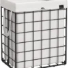 SONGMICS Wäschekorb 90L, Faltbarer Wäschesammler, Abnehmbarer Und Waschbarer Wäschesack, Metalldrahtgestell, Für Schlafzimmer, Bad, Waschküche, Schwarz-weiß LCB190W01 -Haushaltswaren Store bd4e35c4d6786eb864293a1e756296a2