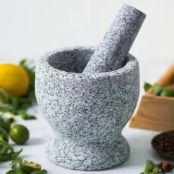 Granit-Mörser-Set Mit Schutzboden, Holzlöffel Und Gratis EBook – Mörser Und Stößel Aus Stabilem Und Geruchlosem Granit – Gewürzmörser,klein -Haushaltswaren Store bd7d0a68a02b8e24e6ece5b8b62d8aba