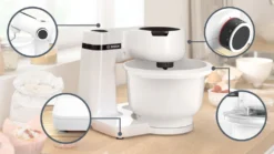 Bosch Küchenmaschine, MUM Serie 2, 700 W, Weiß MUMS2AW21 -Haushaltswaren Store bd9baf757fd769b97cbac48e76a28161