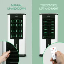 Aigostar Air Cooler, 3-in-1 Mobiles Klimagerät Ohne Abluftschlauch Mit Wasserkühlung, Luftkühler Mit Verdunstungskühlung, Ventilator, Luftbefeuchter, 7L Wassertank, Fernbedienung, 12Std Timer, 75W 15 Aigostar Air Cooler, 3-in-1 Mobiles Klimagerät Ohne Abluftschlauch Mit Wasserkühlung, Luftkühler Mit Verdunstungskühlung, Ventilator, Luftbefeuchter, 7L Wassertank, Fernbedienung, 12Std Timer, 75W -Haushaltswaren Store bee3fcfee9d6eaa67ae5d2e0ed9b3af0