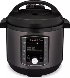 Instant Pot - Pro Crisp 11-in-1-Elektro-Multikocher – Schnellkochtopf, Heißluftfritteuse, Slow Cooker, Dampfgarer, Grill, Dörrgerät Und Sous-Vide-Maschine – Schwarzer Edelstahl,1500 W, 8L -Haushaltswaren Store bef9123dc149d4cb3a88c3c989e4c42c