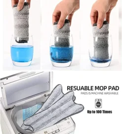 X-Typ Bodenmop, Mit 1 Wiederverwendbaren Polster, 360-Grad-Flachmopp, Kein Handwaschmopp, Haushaltsnass- Und Trockenmop -Haushaltswaren Store befbff3d8911dcbcf649741284514b04