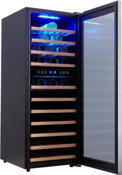 PKM Weinkühlschrank Weintemperierschrank Weinkühler WKS 72B - 197 L 73 Flaschen -Haushaltswaren Store bf375284abe4bdb91f31cd2d9c6f935f