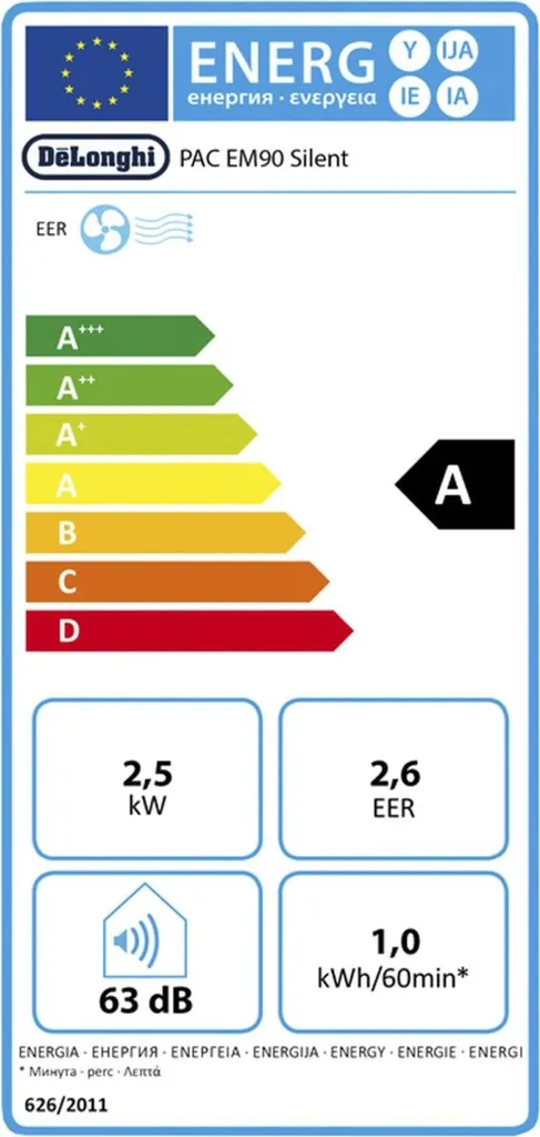 De'Longhi DeLonghi PAC EM90 Silent, Klimagerät 4 De'Longhi DeLonghi PAC EM90 Silent, Klimagerät – Bild 2