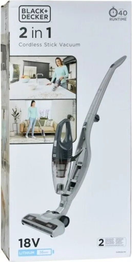 Black & Decker Akkusauger SVB520JW 2in1 Boden- Und Handsauger, 18 Volt 5 Black & Decker Akkusauger SVB520JW 2in1 Boden- Und Handsauger, 18 Volt – Bild 3