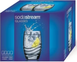 Sodastream Trinkglas 4er-Pack, Passend Zu Sodastream-Glaskaraffen -Haushaltswaren Store c0cf39538302c7bff03b4a9d84ec3cb8