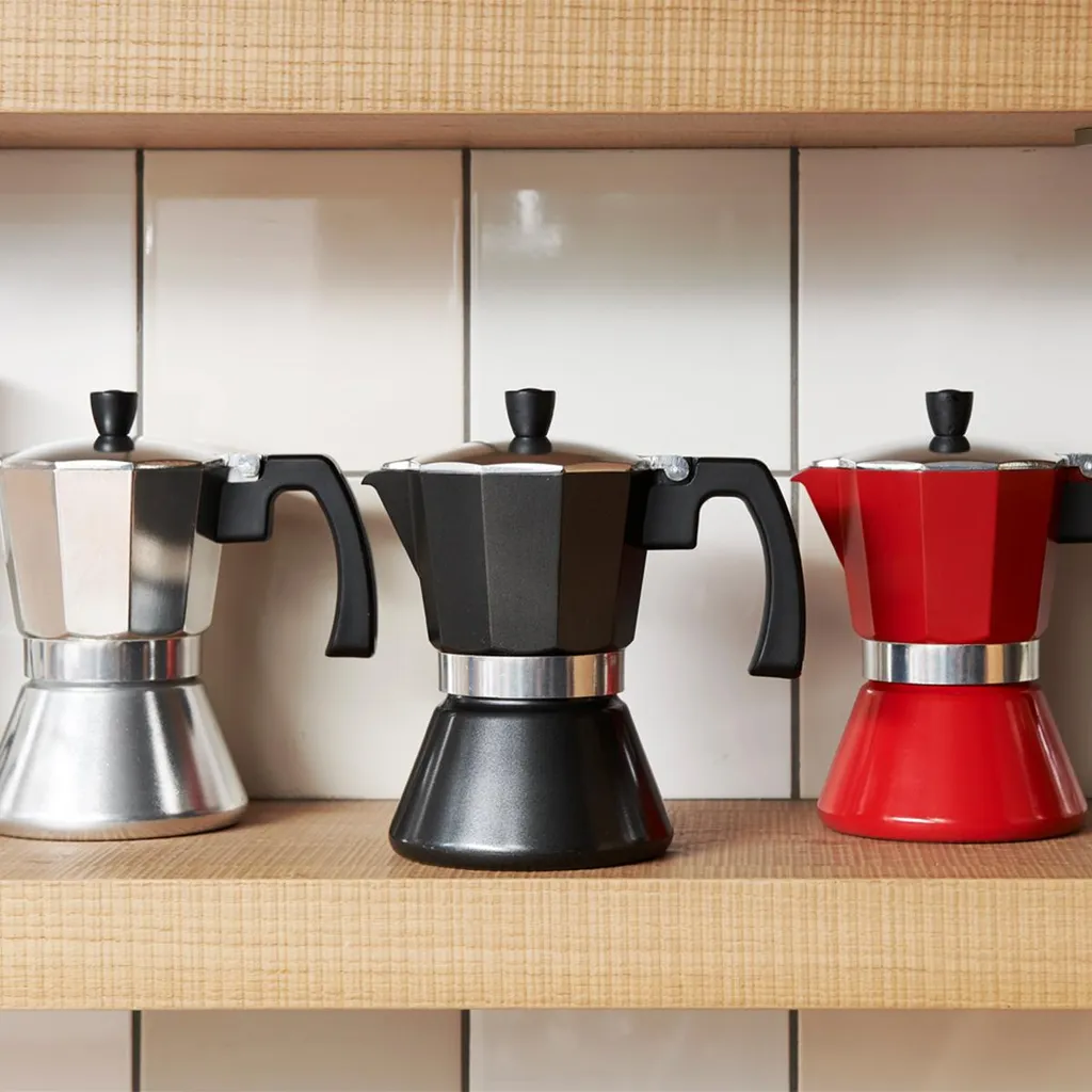 Leopold Vienna Espressokocher 6 Tassen/rot/Induktion LV113007 4 Leopold Vienna Espressokocher 6 Tassen/rot/Induktion LV113007 – Bild 2