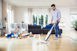 Leifheit Dampfreiniger CleanTenso Inkl. 2er Set Ersatz-Wischbezüge -Haushaltswaren Store c1d4d91c557e58e7a0f90e033063bc49