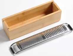KESPER Parmesanreibe Mit Behälter, Bambus, 25 X 6,2 X 5,6 Cm, 58060 -Haushaltswaren Store c273336b5d8ed0975d95408caf1208c6