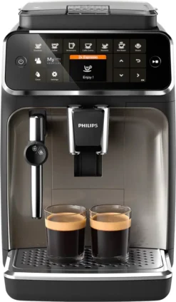 Philips EP4327/90 4300 - Kaffee-Vollautomat - Schwarz/chrom -Haushaltswaren Store c33e2ada735a6951fef756a6b8fe2899