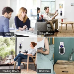 500W Keramik Plug In Heizung Schnelle Zimmersteckdose Innen Leise Tragbar Für Räume Bis 10m² / 25m³ Mit Fernbedienung Weiß -Haushaltswaren Store c3520d44f298de633d11c7802a8f983a