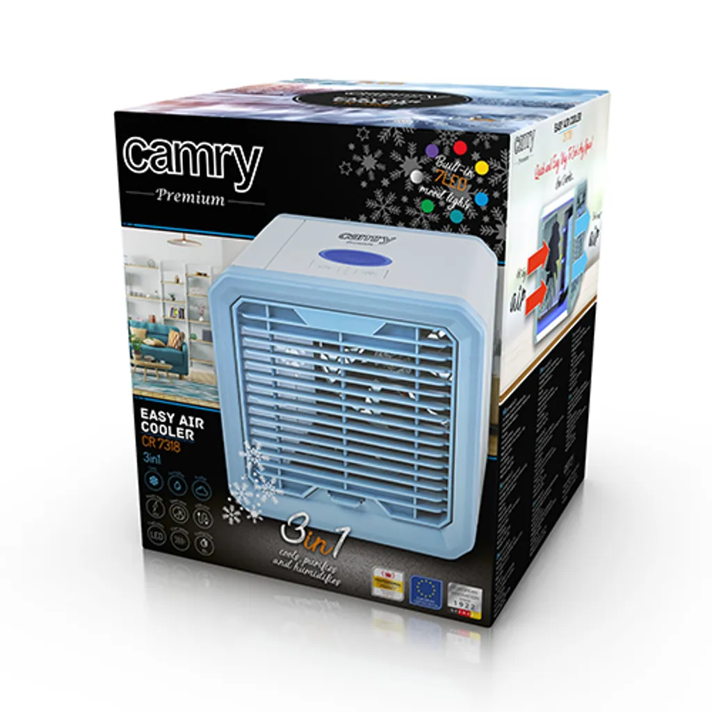 Adler 3 In 1 Luftkühler, Luftreiniger Und Befeuchter 3 Speed Ventilator Klimagerät 7 Adler 3 In 1 Luftkühler, Luftreiniger Und Befeuchter 3 Speed Ventilator Klimagerät – Bild 5