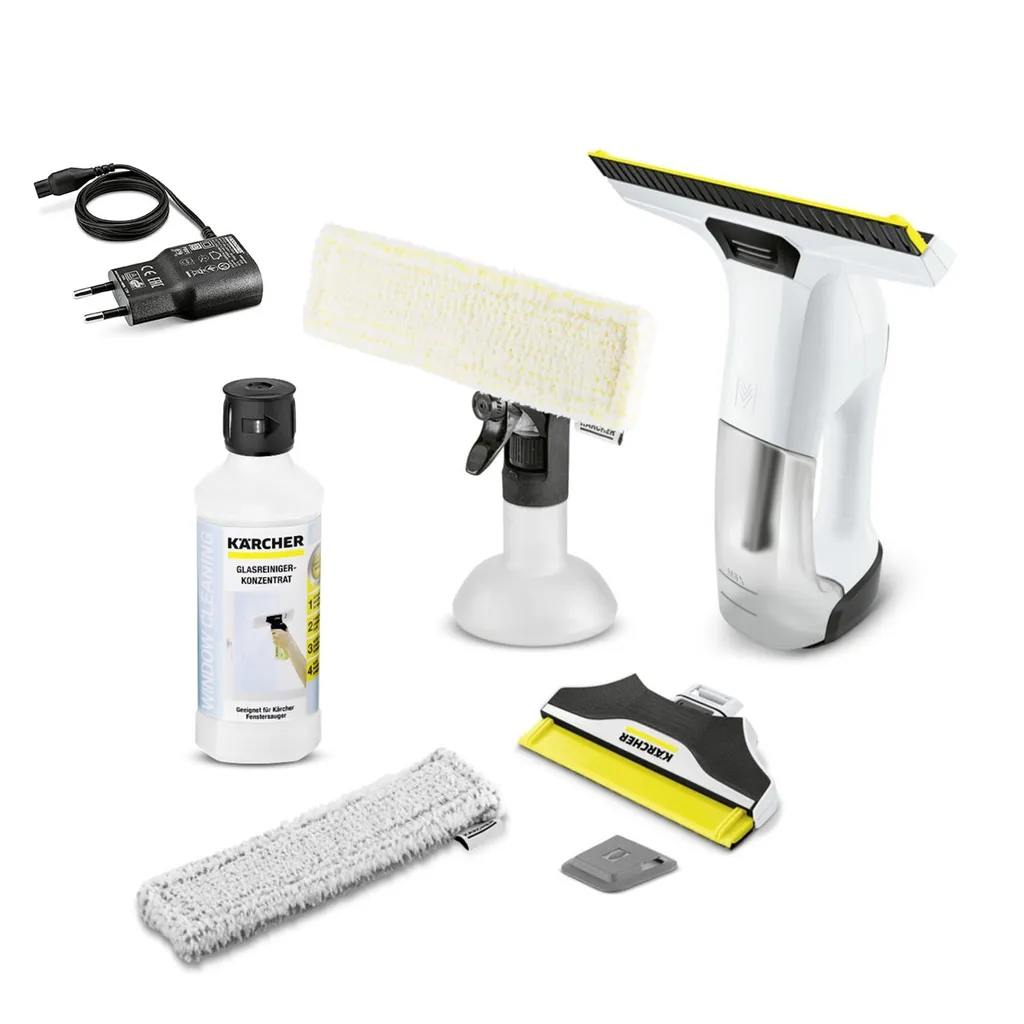 Kärcher Akku-Fensterreiniger WV 6 Premium Mit Schnellladegerät Inkl. Gratis Reinigungsmittel RM 503 3 Kärcher Akku-Fensterreiniger WV 6 Premium Mit Schnellladegerät Inkl. Gratis Reinigungsmittel RM 503