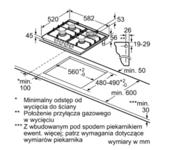 HERDSET Bosch Backofen 2-fach Teleskopauszug Mit Gaskochfeld - Autark, 60 Cm NEU -Haushaltswaren Store c3b0f434497a3971801921cc29ab5e1a