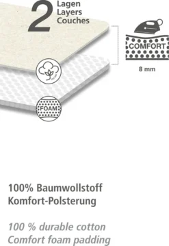 Wenko Bügeltisch Advance -Haushaltswaren Store c43a6c96788107075615232211805f5c