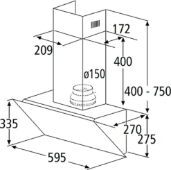 PKM Dunstabzugshaube Vertikalhaube Wandesse Kopffreihaube V1-60A+BTY 60cm Schwarz 24 PKM Dunstabzugshaube Vertikalhaube Wandesse Kopffreihaube V1-60A+BTY 60cm Schwarz -Haushaltswaren Store c4a62edf3275319bd96e4f405baf44e4