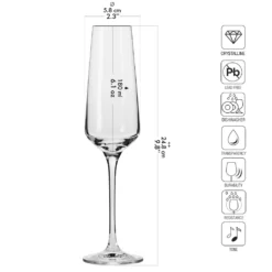 KROSNO Avant-Garde Sektgläser, 6er-Set, 180 Ml -Haushaltswaren Store c51ecca0559cf266b627f8ff7dc63e1a