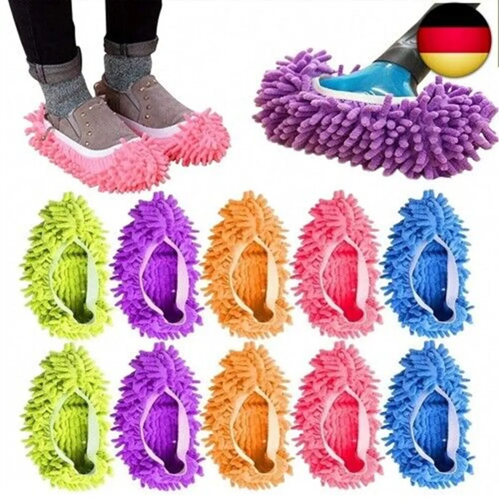 10-teilige Mop-Pantoffeln Schuh Reinigung Handtuch Bodenreinigung Waschbar Pantoffel Mop Fußreiniger Schuhwischer Bodenwischer 3 10-teilige Mop-Pantoffeln Schuh Reinigung Handtuch Bodenreinigung Waschbar Pantoffel Mop Fußreiniger Schuhwischer Bodenwischer