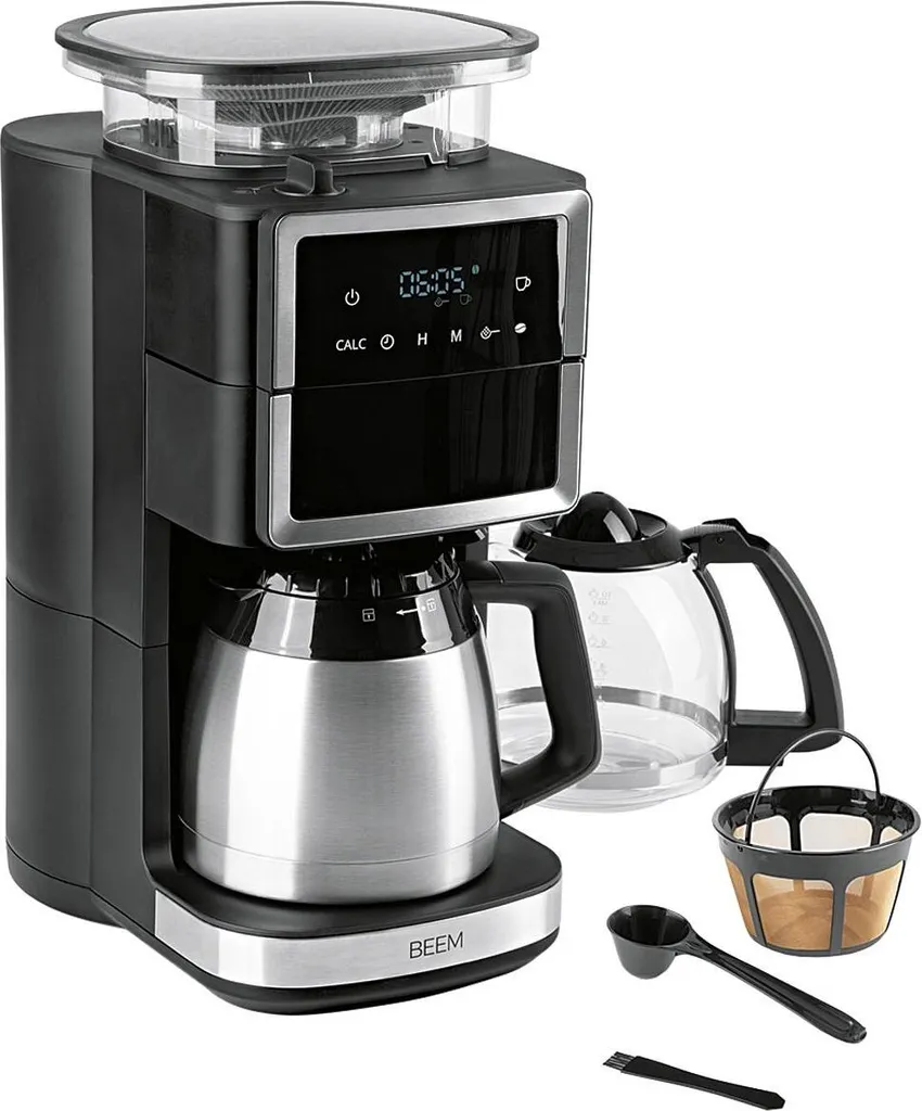 Kaffeemaschine Filterkaffeemaschine Edelstahl Thermoskanne Timer Mit Mahlwerk 14 Kaffeemaschine Filterkaffeemaschine Edelstahl Thermoskanne Timer Mit Mahlwerk – Bild 12