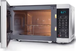 SHARP Mikrowelle Mit Grillfunktion 1000 Watt 20 Liter 11 Leistungsstufen YC-MG02ES -Haushaltswaren Store c5af85c24afa721419b282e7995d2cc6