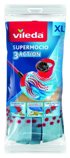 Vileda Super Mocio Ersatzmopp Mit 3D-Velours-Struktur 16 Vileda Super Mocio Ersatzmopp Mit 3D-Velours-Struktur -Haushaltswaren Store c60a383d7bb7f2cdd5aa797b53600ae0