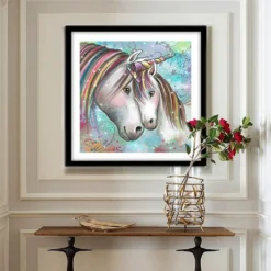 5D DIY Diamond Painting Full Diamant Kreuzstich Stickerei Malerei Einhorn Bilder Deko 30x30cm -Haushaltswaren Store c65e6bff2b48979c93ca95a6f0ee9ad5