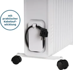 STAHLMANN Ölradiator ZR201 Weiss – Elektroheizung Energiesparend Bis 50 Qm Fläche – Heizung Elektrisch Mit Thermostat Und 3 Heizstufen – Elektrisches Heizgerät, Electric Heater, Watt:2000W -Haushaltswaren Store c66ca5d38c890bd1158ba91799526d02