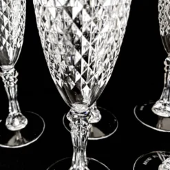6er Set Kunststoff Champagner-Gläser Kristalleffekt 200ml / Ø6x22,5cm -Haushaltswaren Store c6bb18968421db65abd63d8cd8eec826