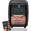 Starlyf® Air Oven XXL – 12 Liter Heißluftfriteuse Mit 10 Programmen Und Rotisserie-Funktion, Drehspieß, LED Display Mit Touch Screen, 1700 Watt , Ohne ÖL - Airfryer, Heißluft, Fritteuse, Heißluftofen, Backofen, Dehydrator, Grill -Haushaltswaren Store c6e5131969e84d95a8aae59661e4049e