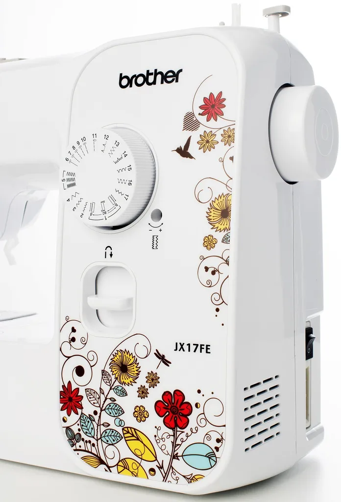 Brother JX17FE (Fantasy Edition) Nähmaschine Mit 17 Nähprogramme, Nutz- Elastisch- Und Dekorativstiche, Anfänger, Freiarm, Automatisches Nähen, Elektrische Handheld Nähmaschinen Geeignet Für Kleidung 7 Brother JX17FE (Fantasy Edition) Nähmaschine Mit 17 Nähprogramme, Nutz- Elastisch- Und Dekorativstiche, Anfänger, Freiarm, Automatisches Nähen, Elektrische Handheld Nähmaschinen Geeignet Für Kleidung – Bild 5