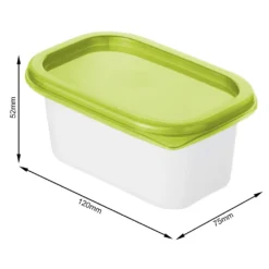 ROTHO Set Gefrierdosen 4 X 0.2 L DOMINO, Farbe:Limettengrün 11 ROTHO Set Gefrierdosen 4 X 0.2 L DOMINO, Farbe:Limettengrün -Haushaltswaren Store c7bdeaf90dc2badb4888f9de46247f32