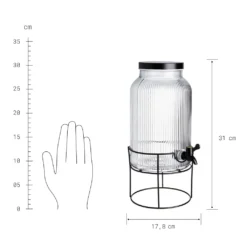 BUTLERS FOUNTAIN Getränkespender 5,7l -Haushaltswaren Store c7ffc957cbc40f5a4ee6d77b7bbbbdc9
