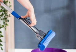 York TOP Bodenwischer Mit Auswringmechanik - Wischmop Mit PVA-Schwamm -Haushaltswaren Store c86e18e57d61e45b0fb7d4ab624abc3c